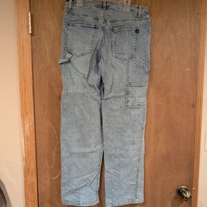 Maurices Blue Cargo Pants Relaxed Fit